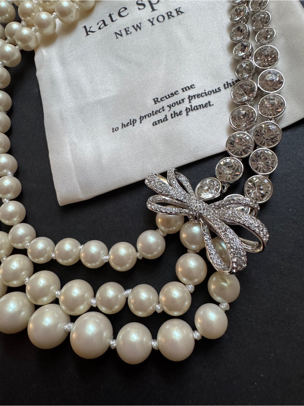KATE SPADE Pearly Glow statement necklace - Picture 4 of 9